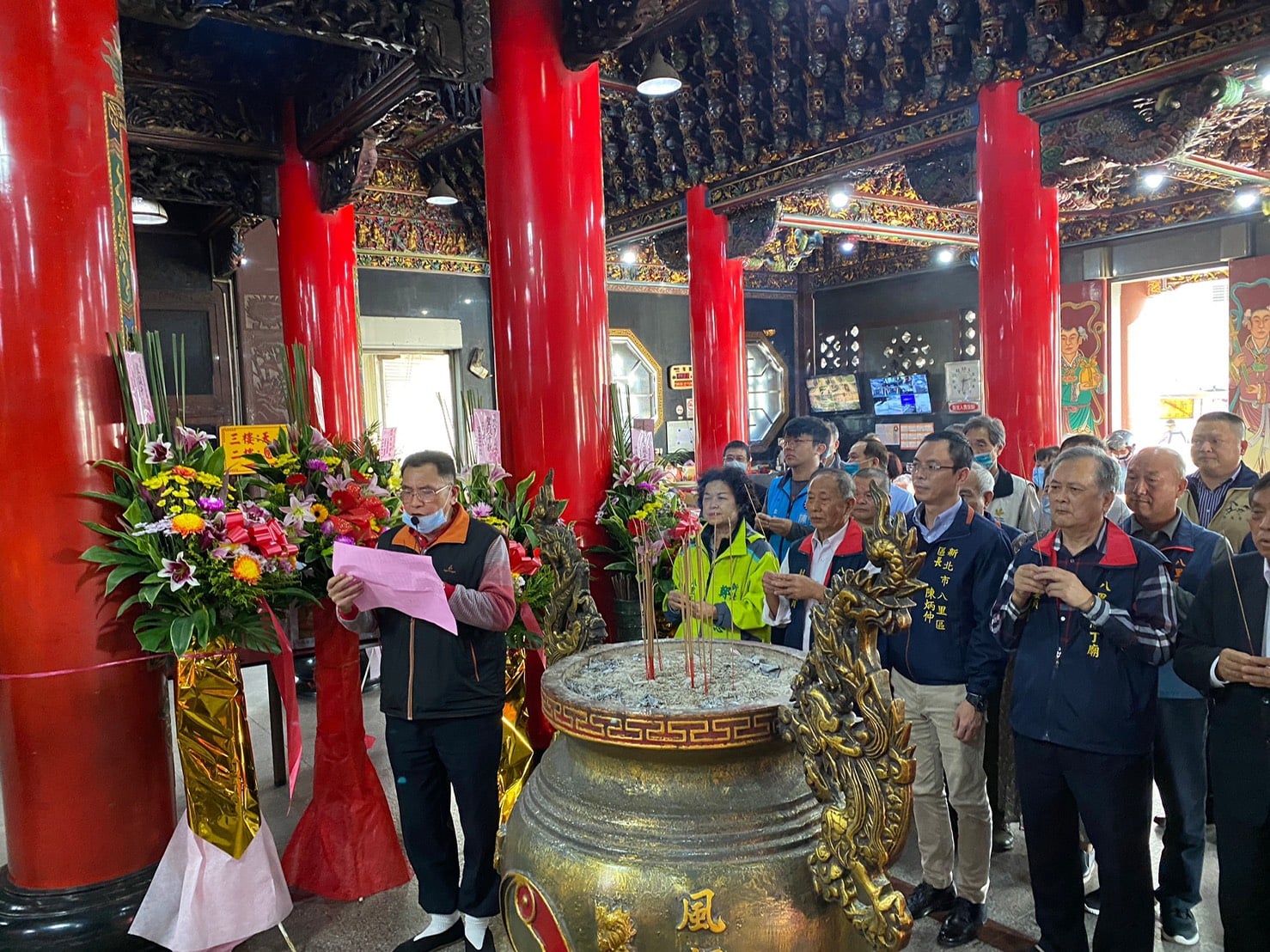 漢民祠(廖添丁廟)贈匾-團拜