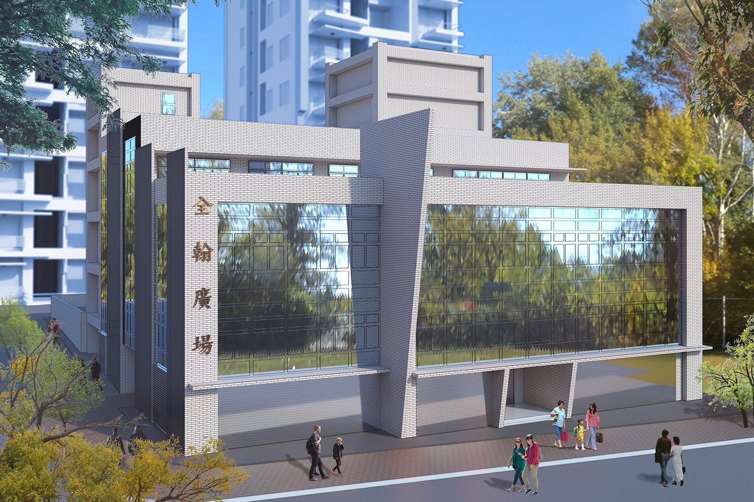 龍形市場動土囉-龍形市場示意圖