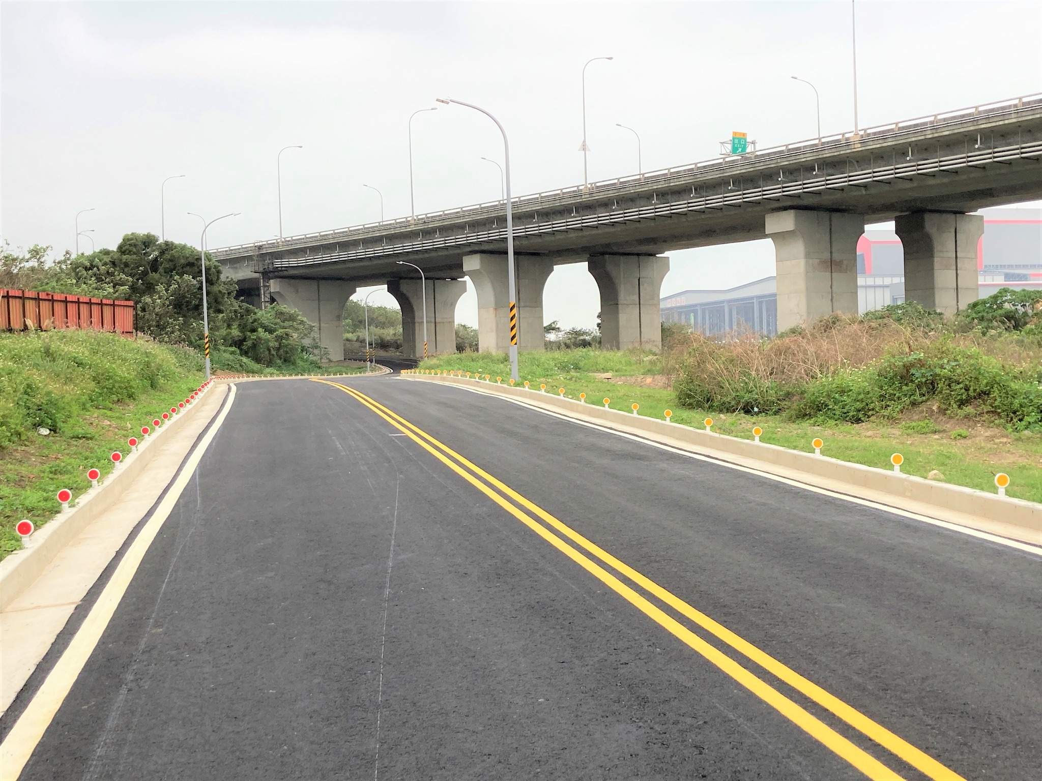 下罟子漁港聯外道路 啟用通車-全新的藍海路