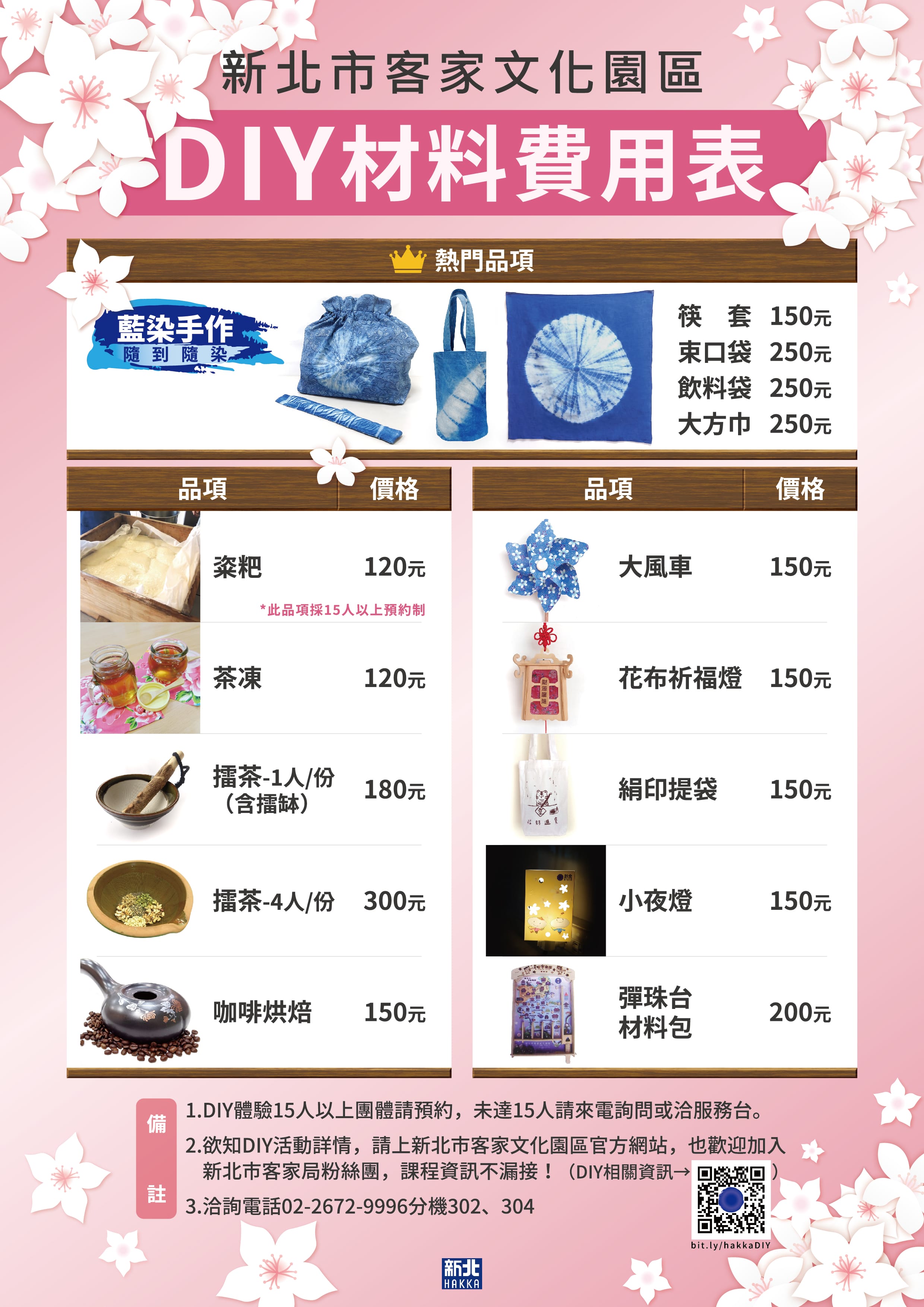 附件1-DIY材料費用表