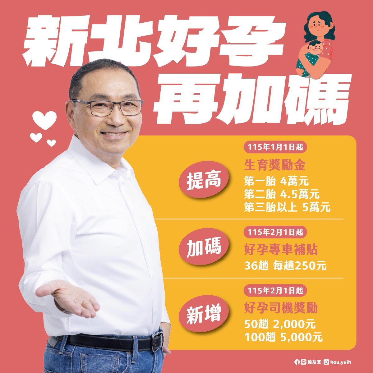 新北好孕再加碼