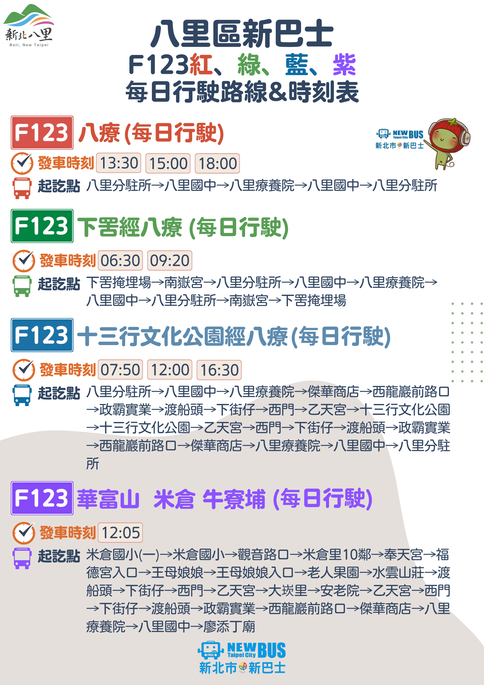 F123紅_綠_藍_紫(每日行駛)